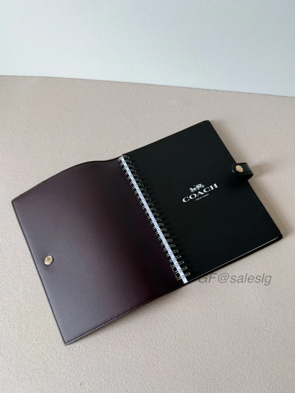 Coach authentic notebook